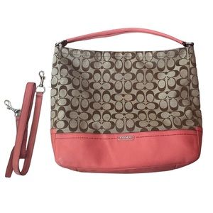 COACH PARK SIGNATURE HOBO F23279 STYLE #F23279